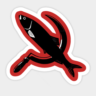 Just a red herring Sticker